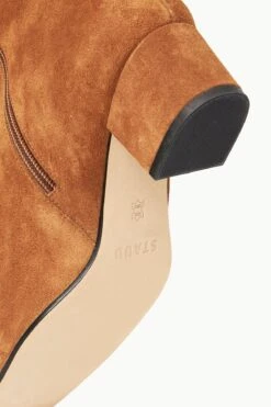 AIMEE SHORT BOOT | TAN SUEDE -Staud STAUD AIMEE SHORT BOOT TAN FALL 22 ECOM 4
