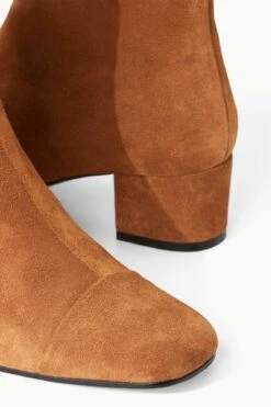 AIMEE SHORT BOOT | TAN SUEDE -Staud STAUD AIMEE SHORT BOOT TAN FALL 22 ECOM 5