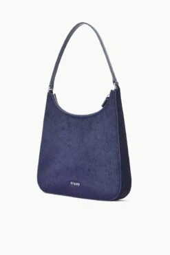 ALEC BAG | NAVY HAIRCALF -Staud STAUD ALEC BAG NAVY FALL 23 ECOM 2