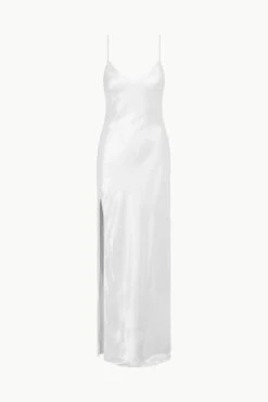 ALEXA DRESS | SILVER -Staud STAUD ALEXADRESS SILVER ECOM 1