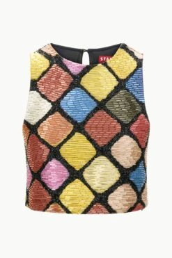 ALORA TOP | DANCE FLOOR -Staud STAUD ALORATOP DANCEFLOOR ECOM 1