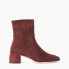 ANDY ANKLE BOOT | MAHOGANY -Staud STAUD ANDYANKLE BOOT MAHOGANY FALL 23 ECOM 1