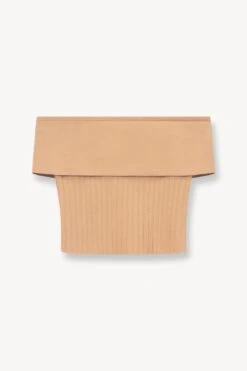 ARTISTRY TOP | CAMEL 12 ARTISTRY TOP | CAMEL -Staud STAUD ARTISTRY KNIT TOP CAMEL FALL 23 ECOM 1