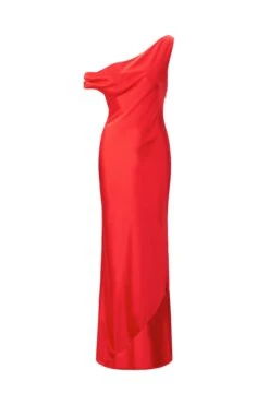 ASHANTI DRESS | RED ROSE -Staud STAUD ASHANTIDRESS REDROSE ECOM 1