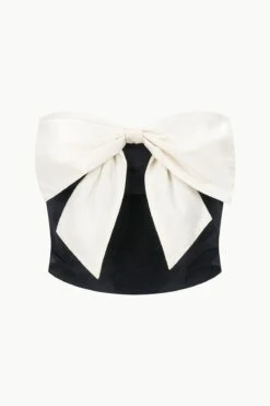 ATTICUS TOP | BLACK IVORY 12 ATTICUS TOP | BLACK IVORY -Staud STAUD ATTICUSTOP BLACKIVORY ECOM 1