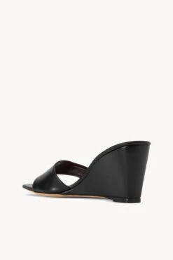 BILLIE WEDGE | BLACK -Staud STAUD BILLIE WEDGE BLK SEASON 22 ECOM 3