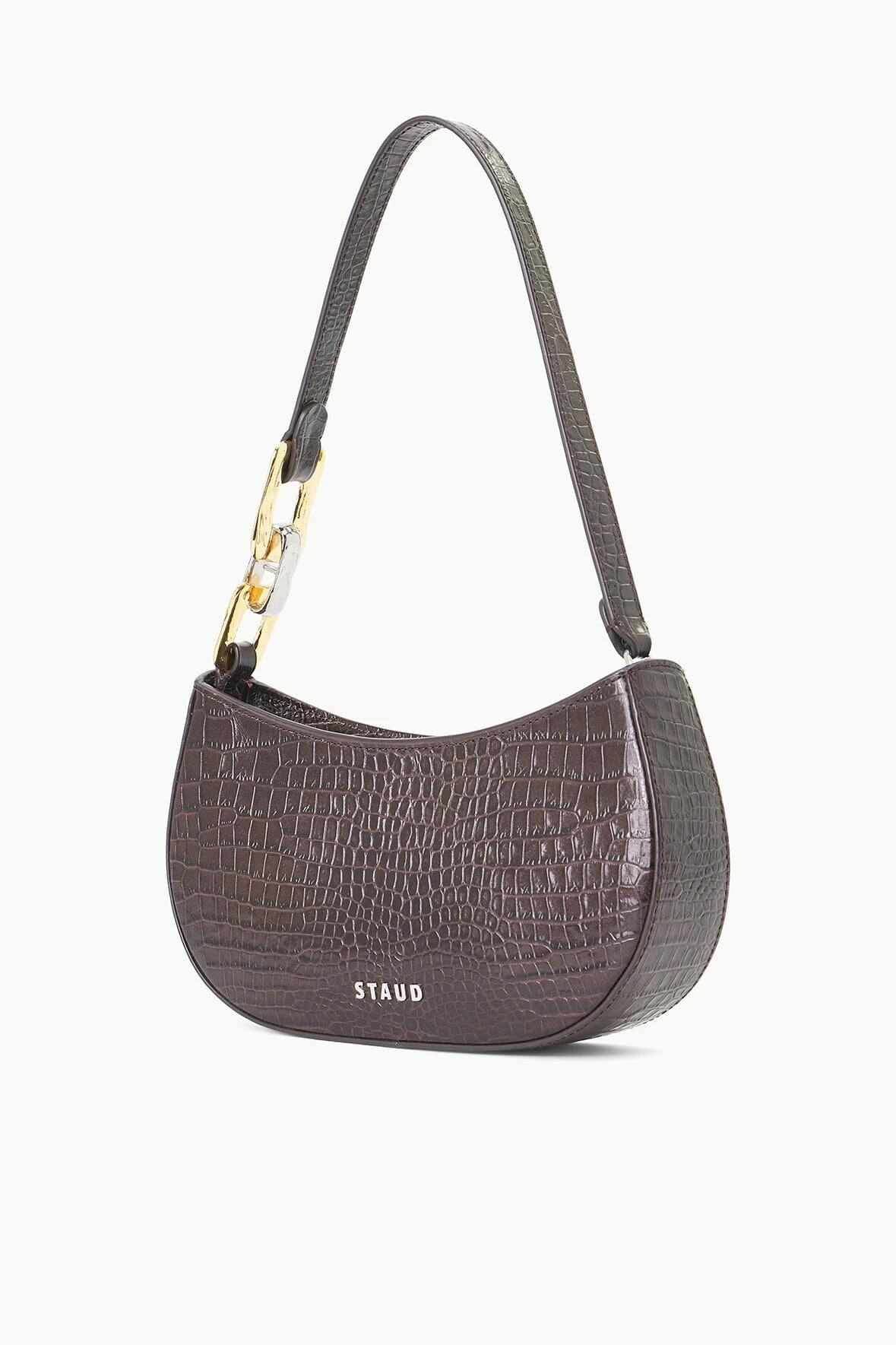 BRADY SHOULDER BAG | ESPRESSO CROC EMBOSSED 5 BRADY SHOULDER BAG | ESPRESSO CROC EMBOSSED - Image 3