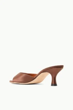 BRIGITTE MULE | CLOVE SATIN -Staud STAUD BRIGITTE MULE CLOVE SUPF 23 ECOM 3