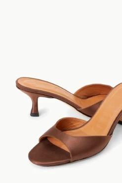 BRIGITTE MULE | CLOVE SATIN -Staud STAUD BRIGITTE MULE CLOVE SUPF 23 ECOM 4