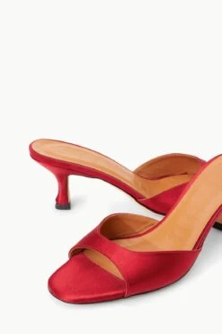 BRIGITTE MULE | RUBY SATIN -Staud STAUD BRIGITTE MULE RUBY SUPF 23 ECOM 4