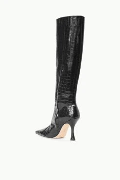 CAMI BOOT | BLACK CROC EMBOSSED 16 CAMI BOOT | BLACK CROC EMBOSSED -Staud STAUD CAMI BOOT BLACK FALL 23 ECOM 3