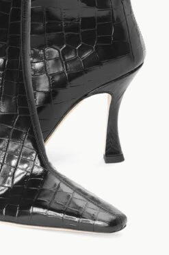 CAMI BOOT | BLACK CROC EMBOSSED 18 CAMI BOOT | BLACK CROC EMBOSSED -Staud STAUD CAMI BOOT BLACK FALL 23 ECOM 5