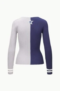 THE STAUD NFL CARGO SWEATER | DALLAS COWBOYS -Staud STAUD CARGOSWEATERXNFL SWEATER DALLASCOWBOYS FANATICS 23 ECOM 2