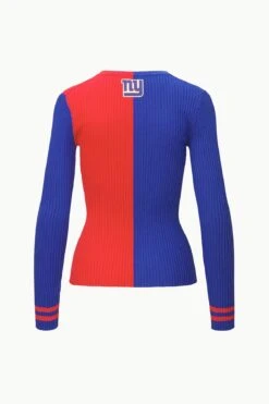 THE STAUD NFL CARGO SWEATER | NEW YORK GIANTS -Staud STAUD CARGOSWEATERXNFL SWEATER NEWYORKGIANTS FANATICS 23 ECOM 2
