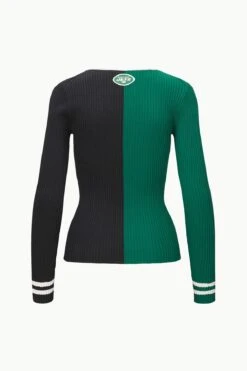 THE STAUD NFL CARGO SWEATER | NEW YORK JETS -Staud STAUD CARGOSWEATERXNFL SWEATER NEWYORKJETS FANATICS 23 ECOM 2