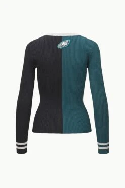 THE STAUD NFL CARGO SWEATER | PHILADELPHIA EAGLES -Staud STAUD CARGOSWEATERXNFL SWEATER PHILADELPHIAEAGLES FANATICS 23 ECOM 2