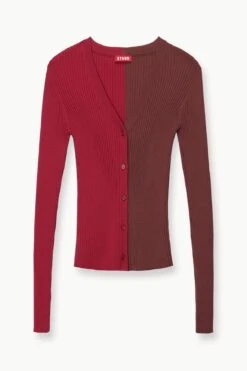 CARGO SWEATER | SYRAH CHOCOLATE -Staud STAUD CARGOSWEATER KNITTOP SYRAHCHOCOLATE FALL 23 ECOM 1