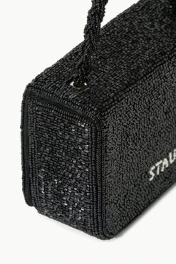 CARMEN BEADED BOX BAG | BLACK -Staud STAUD CARMENBEADEDBOXBAG BLACK ECOM 4