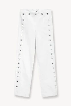 CARTER PANT | WHITE -Staud STAUD CARTER PANT WHITE SUPF 23 ECOM 1 1