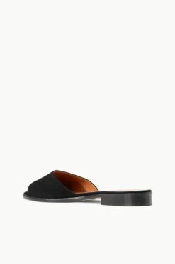 CASPIAN SLIDE | BLACK SUEDE 13 CASPIAN SLIDE | BLACK SUEDE -Staud STAUD CASPIAN SLIDE BLACK SUPF 23 ECOM 3