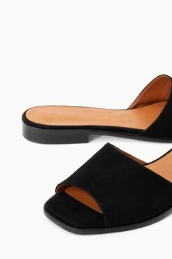 CASPIAN SLIDE | BLACK SUEDE 15 CASPIAN SLIDE | BLACK SUEDE -Staud STAUD CASPIAN SLIDE BLACK SUPF 23 ECOM 4