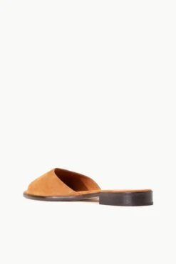 CASPIAN SLIDE | TAN SUEDE -Staud STAUD CASPIAN SLIDE TANSUEDE SUPF 23 ECOM 3