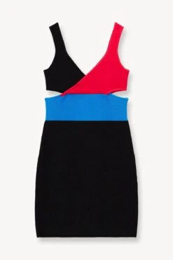 CASSANDRA DRESS | MARBLE WAVE -Staud STAUD CASSANDRA DRESS MARBLE WAVE SUPF 23 ECOM 1 1