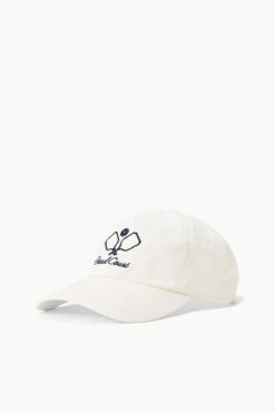 COURT HAT | WHITE 11 COURT HAT | WHITE -Staud STAUD COURT HAT IVORY SUPF 23 ECOM 2