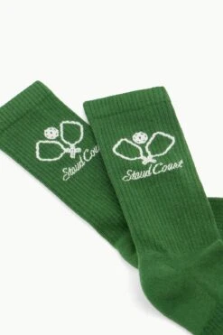 PICKLEBALL SOCKS | COURT GREEN -Staud STAUD COURT SOCKS GREEN SUPF 23 ECOM 2