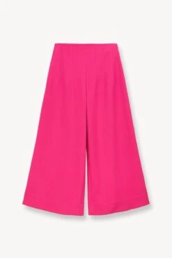 CROPPED CALEB PANT | MAGENTA -Staud STAUD CROPPED CALEB PANT MAGENTA SPRING 23 ECOM 1
