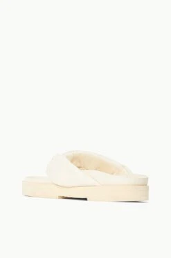 DAHLIA PLATFORM | CREAM -Staud STAUD DAHLIA PLATFORM BLACK SPRING 23 ECOM 3