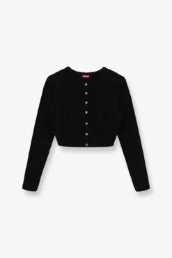 DEANNA SWEATER | BLACK -Staud STAUD DEANNA SWEATER BLACK SUPF 23 ECOM 1