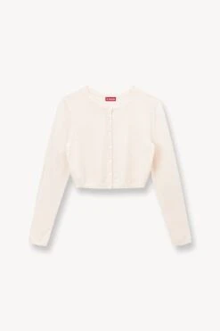 DEANNA SWEATER | CREME -Staud STAUD DEANNA SWEATER IVORY SUPF 23 ECOM 1