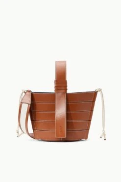 DIAMOND MINI TOTE | TAN CREAM