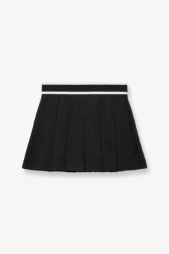 DOUBLES SKIRT | BLACK -Staud STAUD DOUBLES SKIRT BLACK SUPF 23 ECOM 1