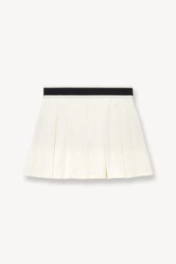 DOUBLES SKIRT | IVORY 12 DOUBLES SKIRT | IVORY -Staud STAUD DOUBLES SKIRT IVORY SUPF 23 ECOM 1
