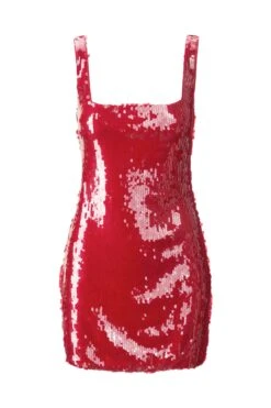 ECLIPSE DRESS | POINSETTIA -Staud STAUD ECLIPSEDRESS POINSETTIA ECOM 1