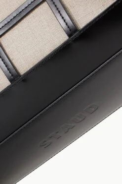 EMMA TOTE | BLACK NATURAL -Staud STAUD EMMATOTE BAG BLACKNATURAL SUPF 23 ECOM 3