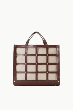 EMMA TOTE | MAHOGANY NATURAL