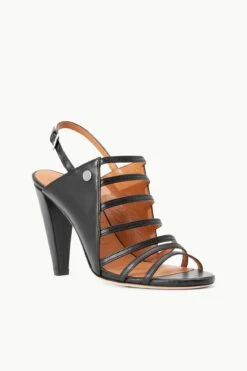 EMMA HEEL | BLACK -Staud STAUD EMMA HEEL BLACK SUPF 23 ECOM 2