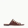 EMMA SANDAL | MAHOGANY -Staud STAUD EMMA SANDAL MAHOGANY SUPF 23 ECOM 1