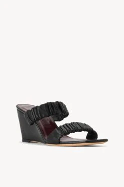 FRANKIE WEDGE | BLACK -Staud STAUD FRANKIE WEDGE BLK SEASON 22 ECOM 2
