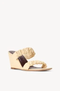 FRANKIE WEDGE | CREAM -Staud STAUD FRANKIE WEDGE CRM SEASON 22 ECOM 2