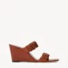 FRANKIE WEDGE | TAN -Staud STAUD FRANKIE WEDGE TAN SEASON 22 ECOM 1