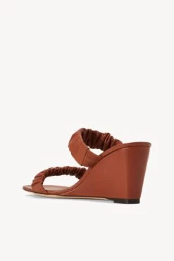 FRANKIE WEDGE | TAN -Staud STAUD FRANKIE WEDGE TAN SEASON 22 ECOM 3