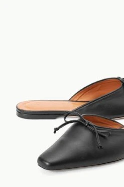 GINA MULE | BLACK -Staud STAUD GINA MULE BLACK SPRING 23 ECOM 4