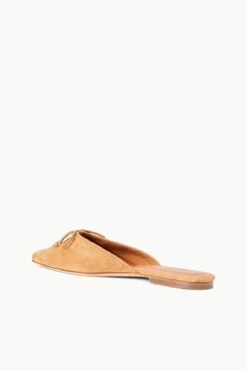 GINA MULE | CASHEW SUEDE -Staud STAUD GINA MULE CASHEW SPRING 23 ECOM 3