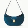 MARIKE BAG | INK BLUE SUEDE 2 MARIKE BAG | INK BLUE SUEDE -Staud STAUD GWEN CLUTCH INKBLUE SUPF 23 ECOM 1 2