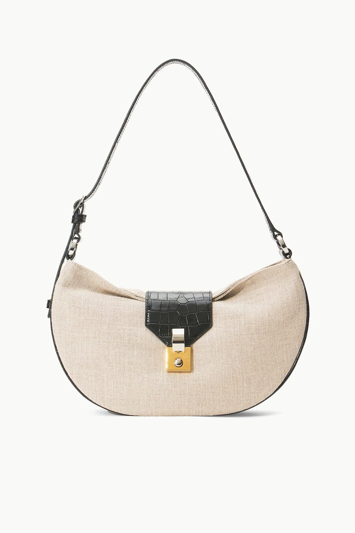 MARIKE BAG | NATURAL BLACK LINEN 3 MARIKE BAG | NATURAL BLACK LINEN