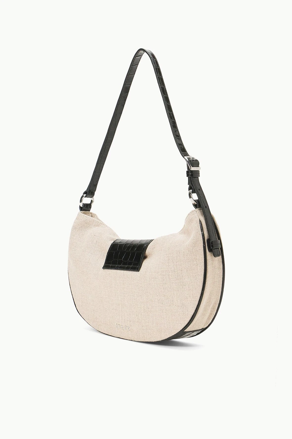 MARIKE BAG | NATURAL BLACK LINEN 4 MARIKE BAG | NATURAL BLACK LINEN - Image 2